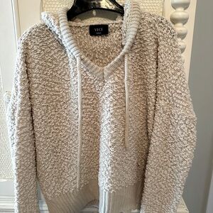 Vici Cream Hooded Sweater